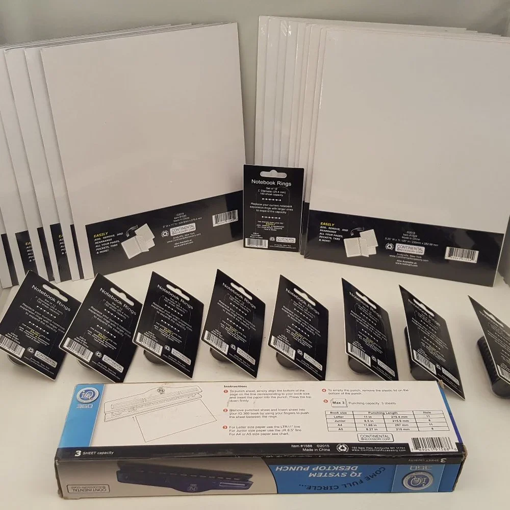 IQ 360 System Binding Bundle | Desktop Punch 1588 | Notebook Rings 150